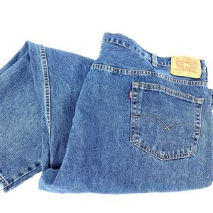 Levis 550 Mens Blue Jeans Size 52 x 30 Big & Tall Relaxed Fit Roomy EUC!